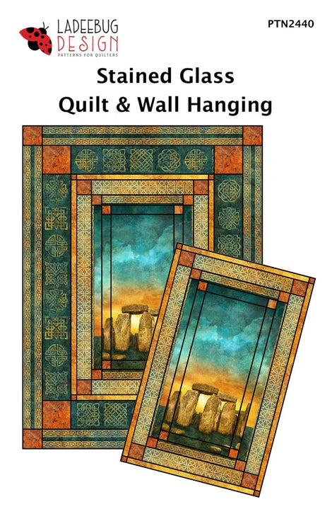 Stained Glass Quilt and Wall Hanging