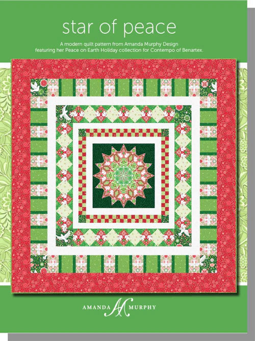 Peace on Earth Holiday - Star Of Peace - Quilt Kit - Store Made