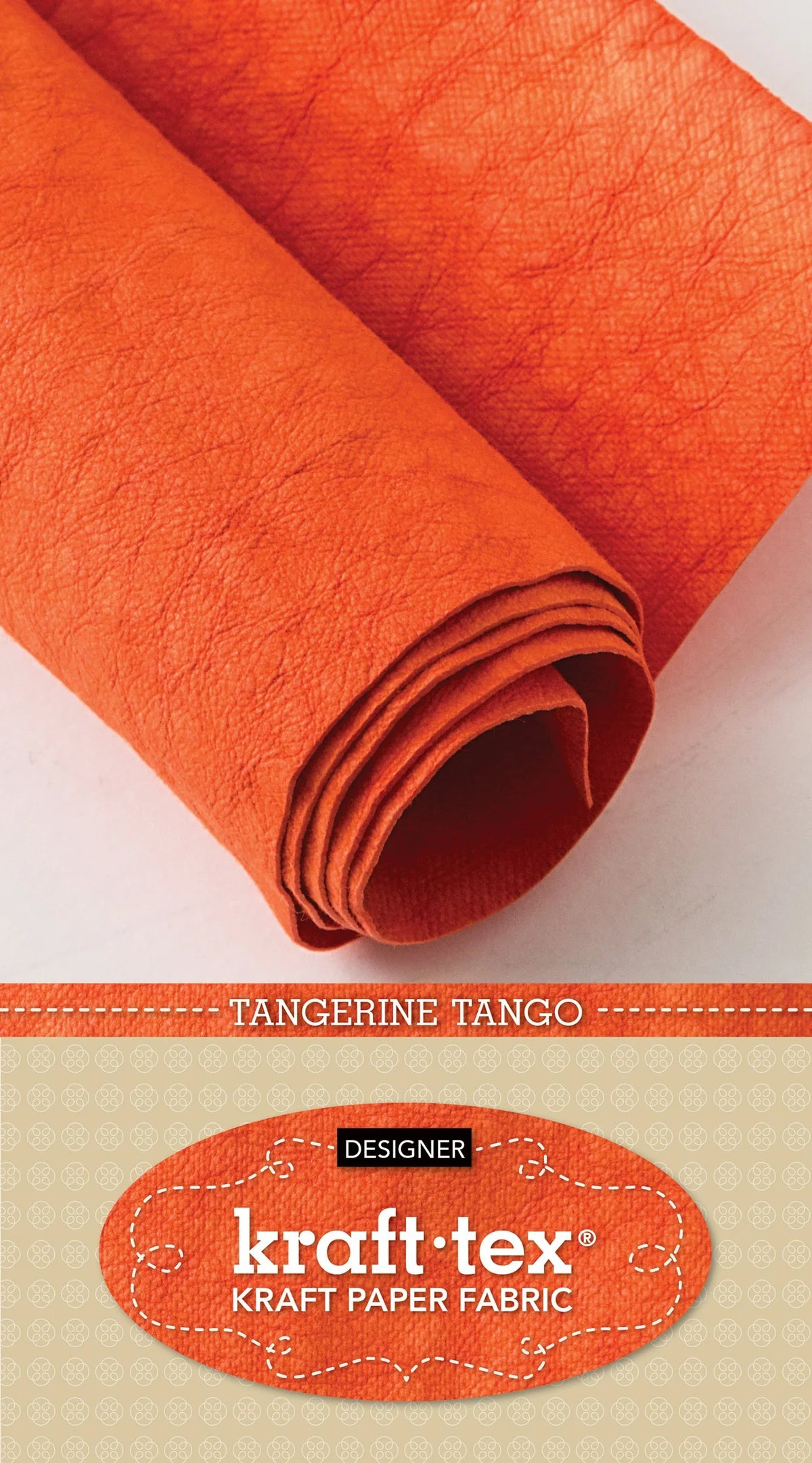 Kraft-Tex Roll - Tangerine Tango