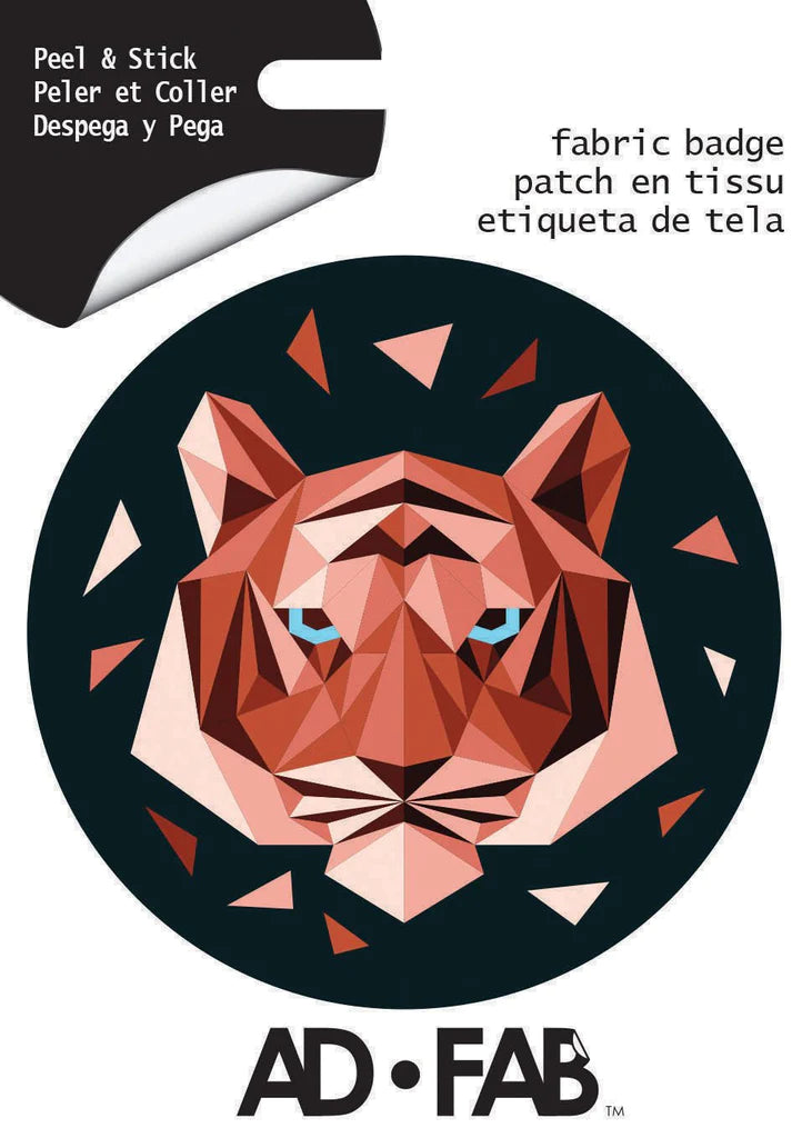 Adhesive Fabric Badge - Tiger