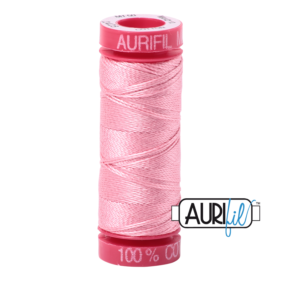 Aurifil 12wt Cotton Thread - Small Red Spool - 2425