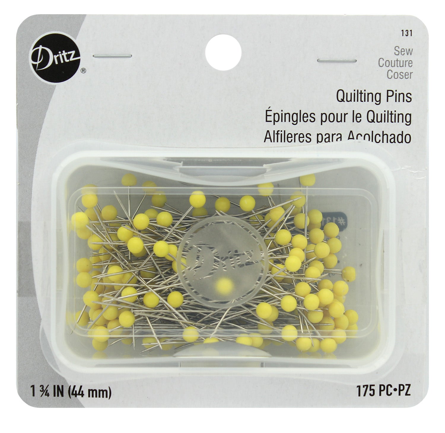 Quilting Pins - Extra Long - Yellow