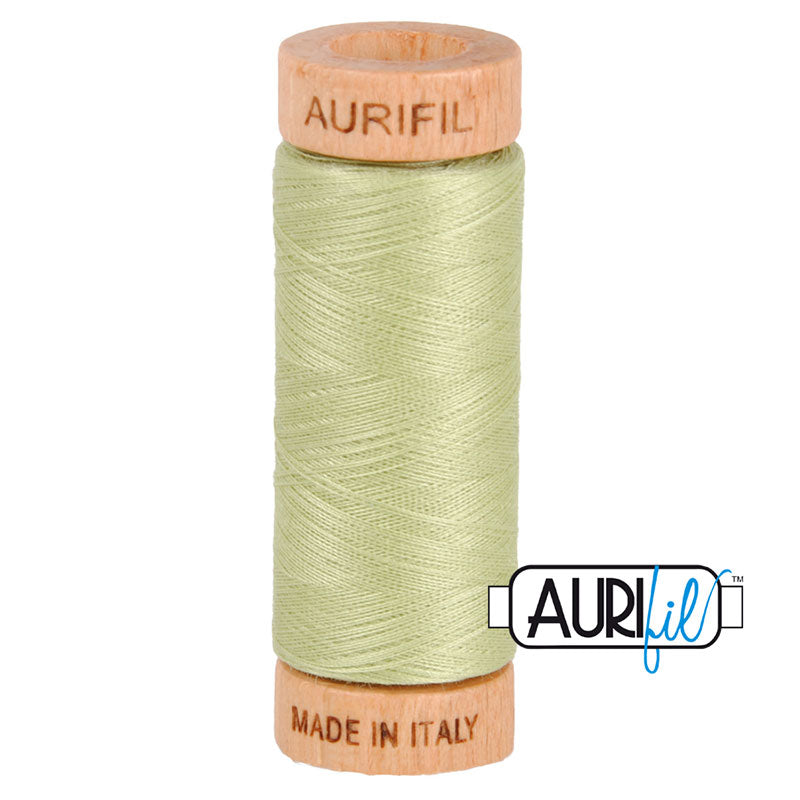 Aurifil 80 wt Cotton Thread - Small Wooden Spool - Hand Quilting - 2886