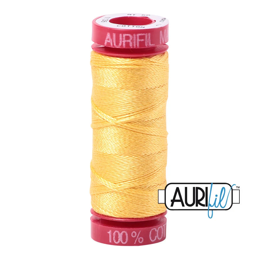 Pale Yellow - 12 wt Cotton - Small Red Spool