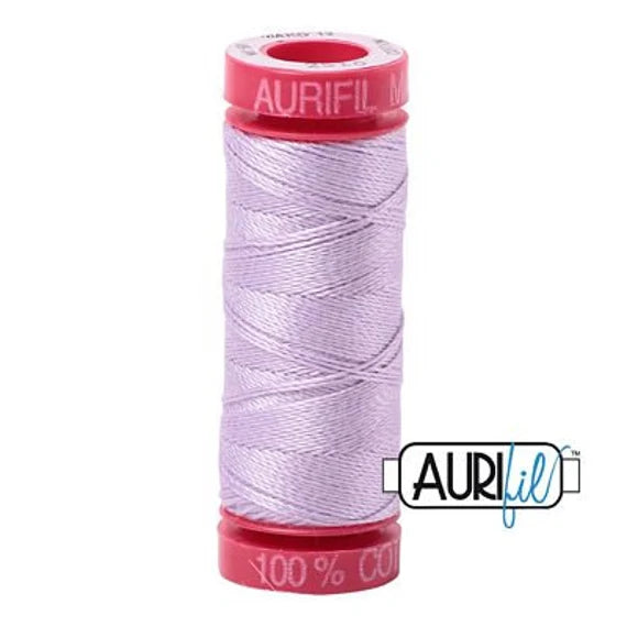 Aurifil 12wt Cotton Thread - Small Red Spool - 2510