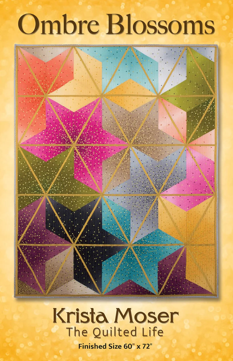 Ombre Blossoms by Krista Moser The Quilted Life