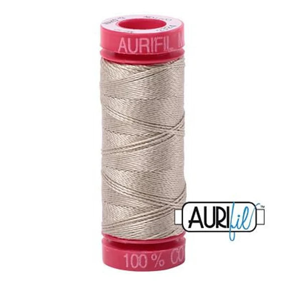 Aurifil 12wt Cotton Thread - Small Red Spool - 2324
