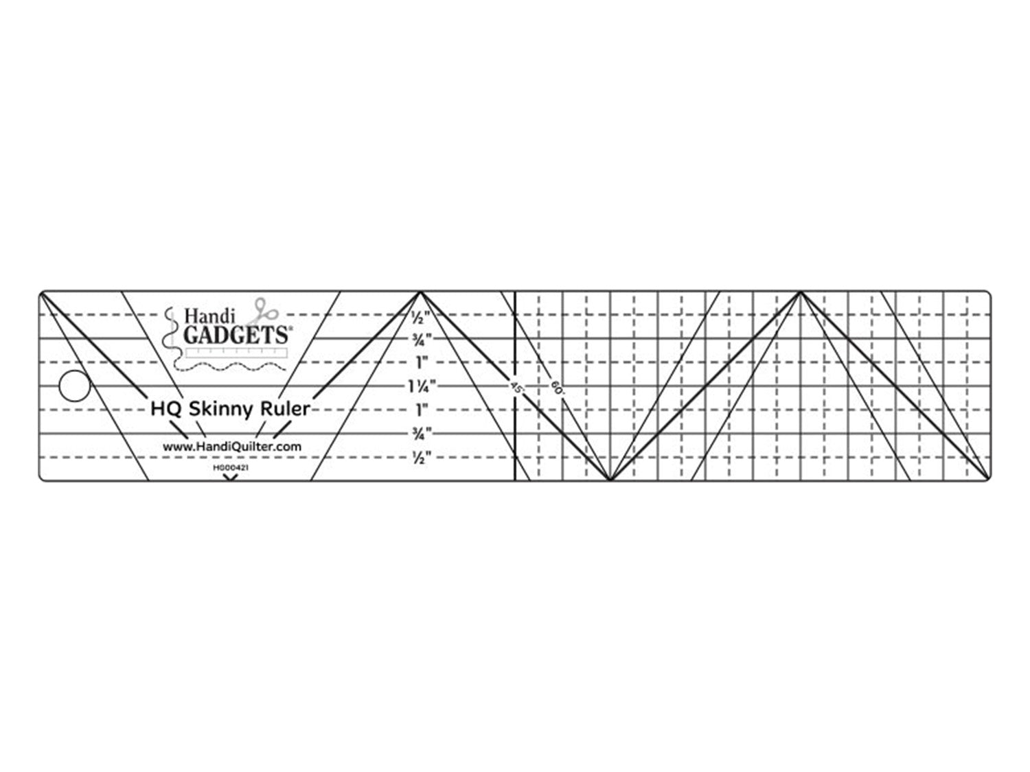 HQ Ruler - Skinny 2"x10"