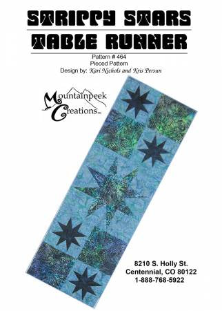 Strippy Stars Table Runner