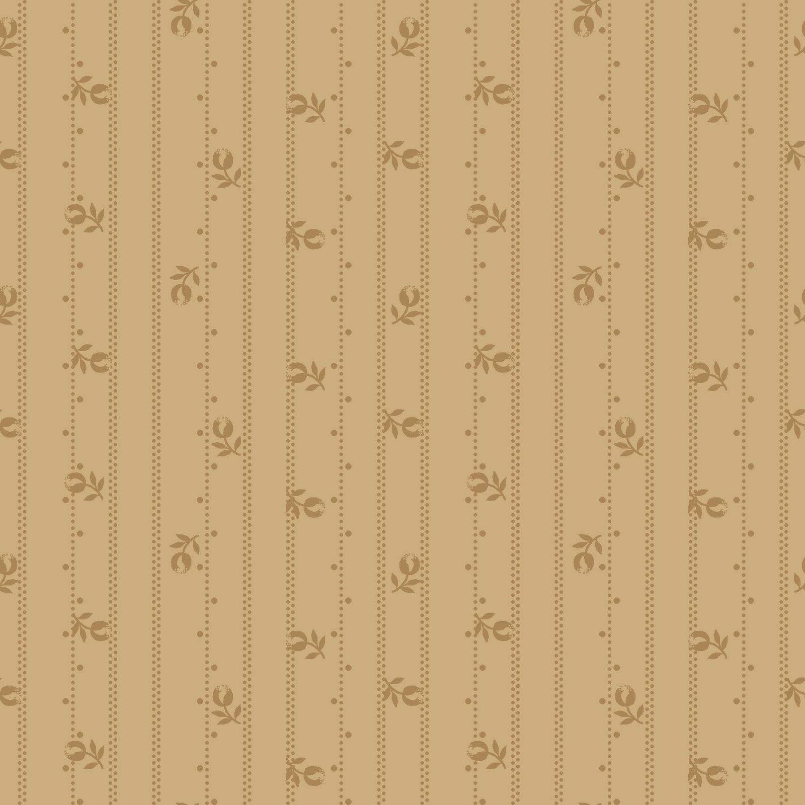 Linen Closet - Calico Stripe - Tan