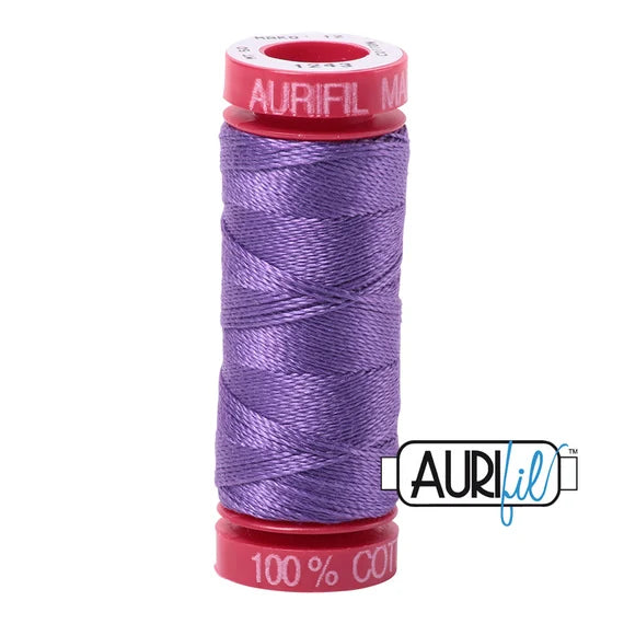Aurifil 12wt Cotton Thread - Small Red Spool - 1243