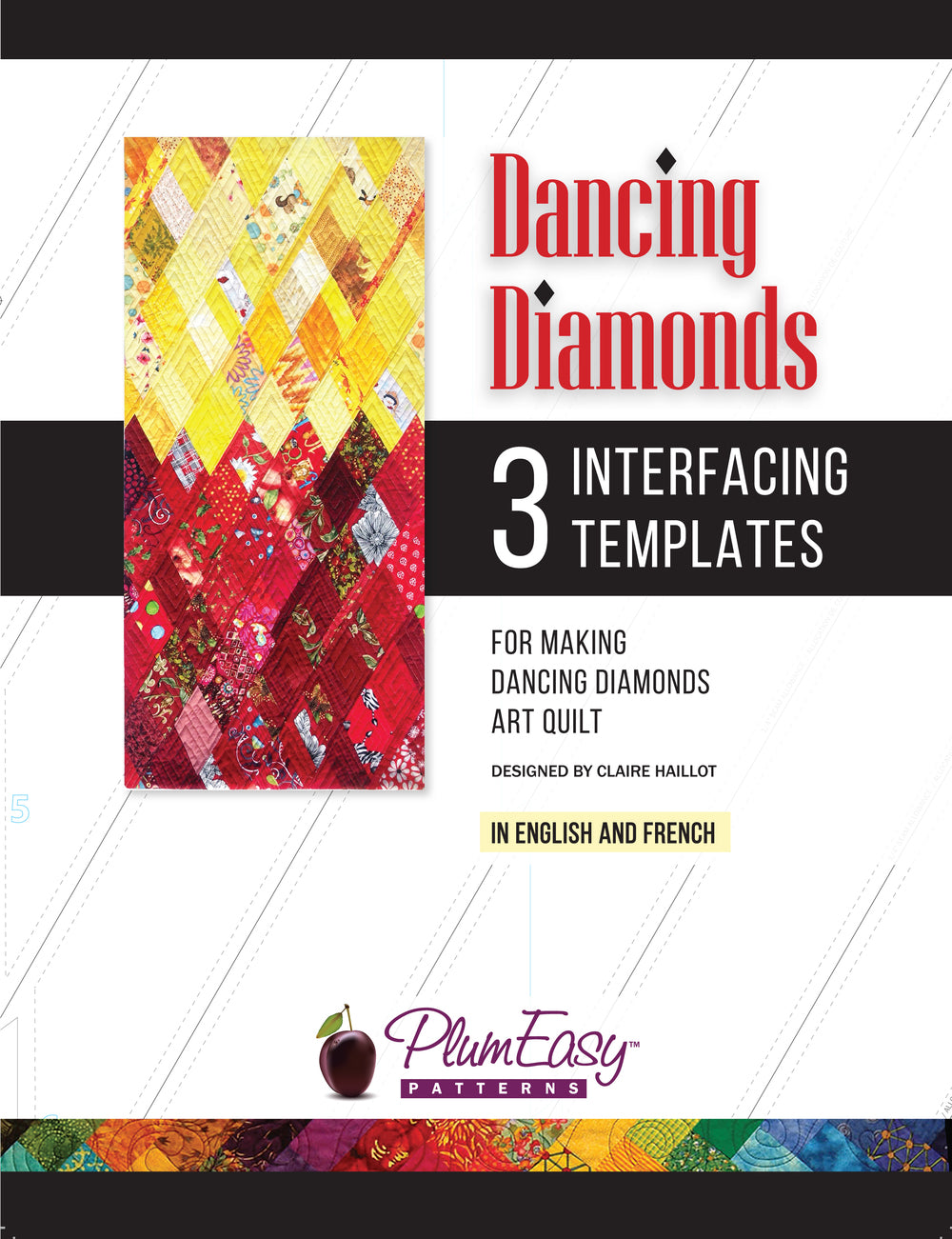 Dancing Diamonds 3 Interfacing Templates