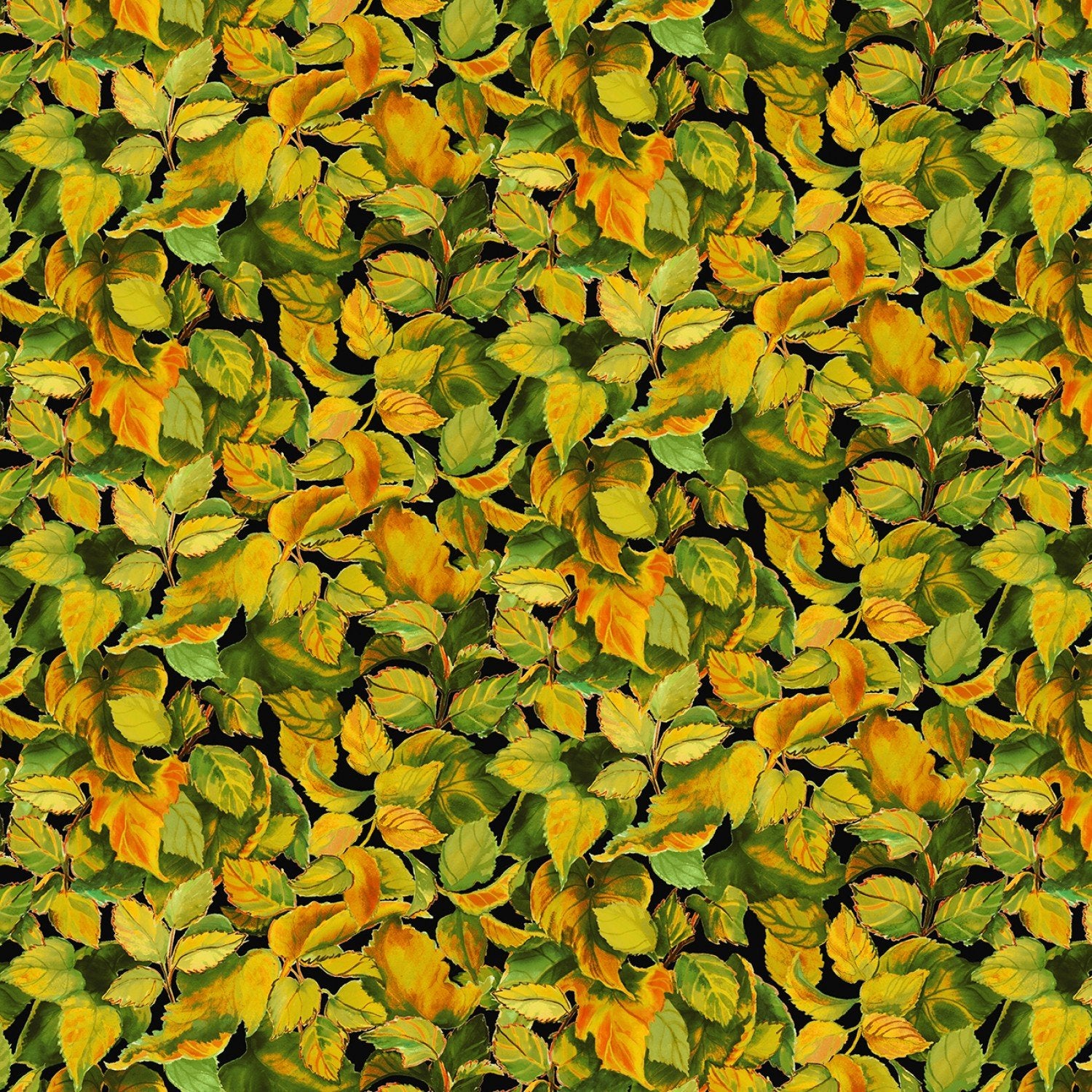 Flowers of the Sun - Packed Leaves - Yellow