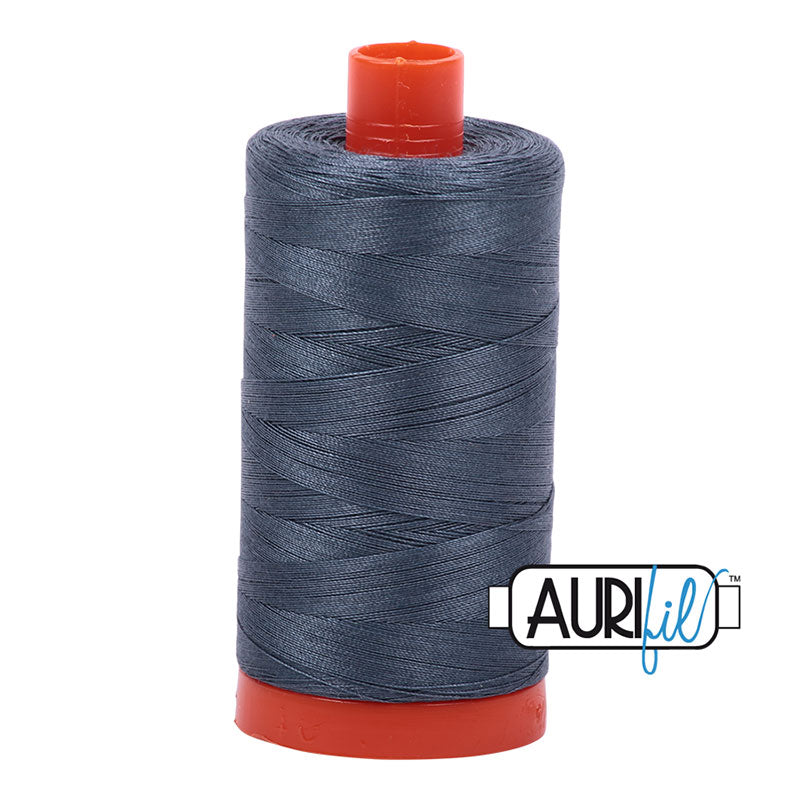 Aurifil Thread Cotton Mako 50wt 1300m Medium Grey