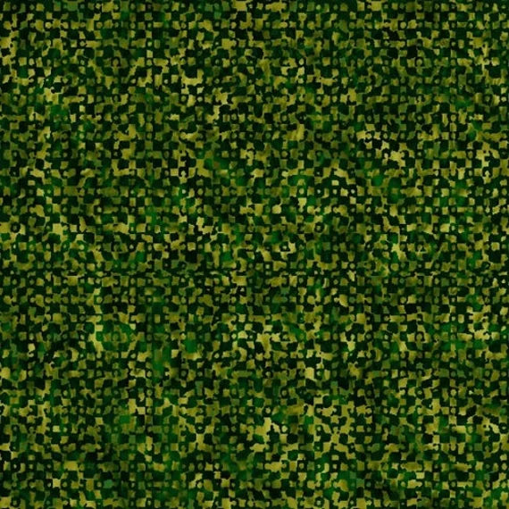 Gemstone Batiks 8649 - Confetti - 66 - Green