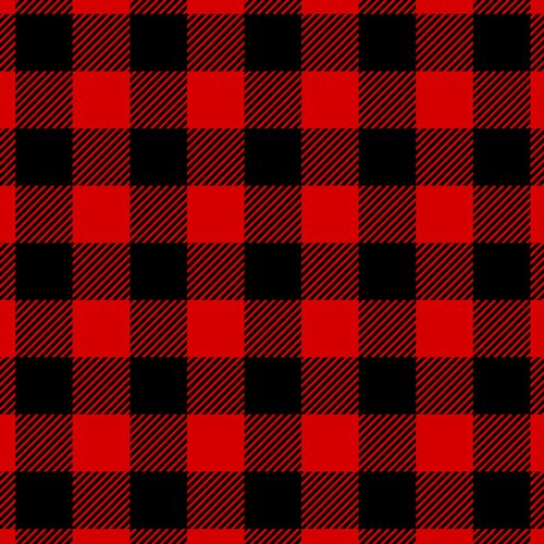 Buffalo Plaid 108in Wide Back - Red/Black