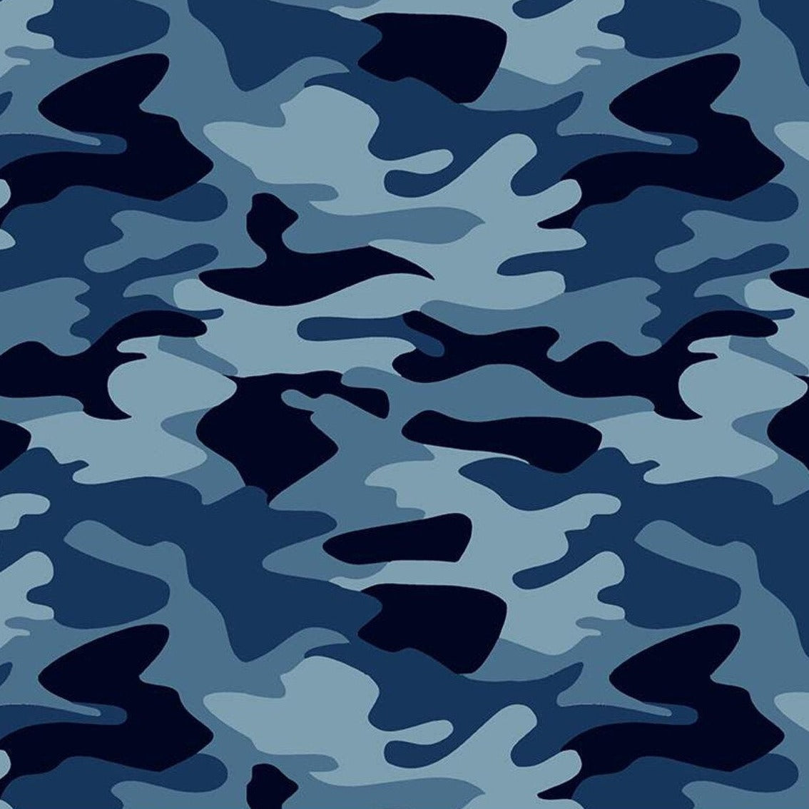Nobody Fights Alone - Camouflage - Blue