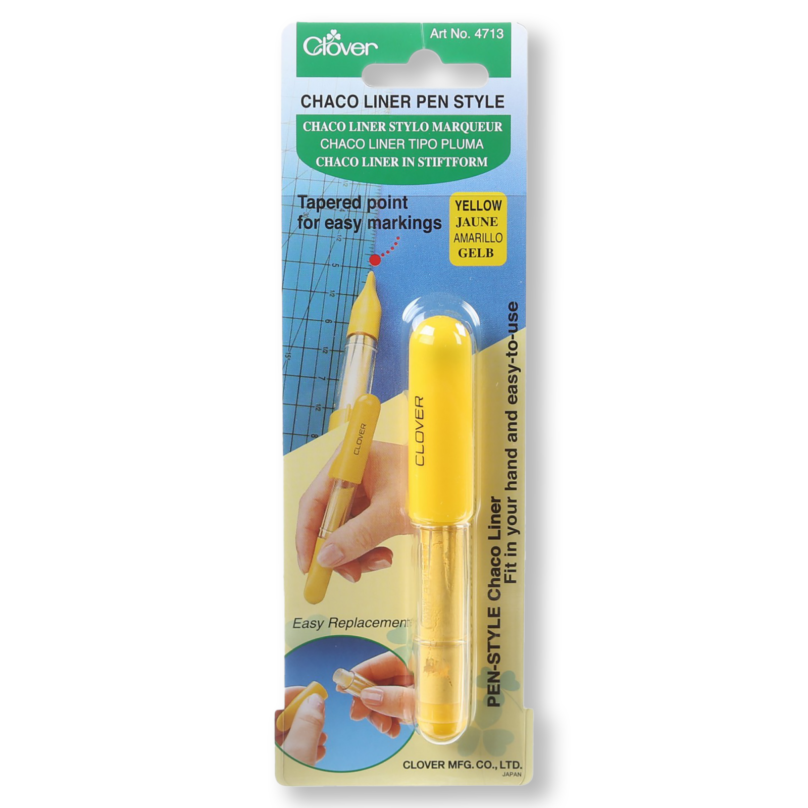 Chaco Liner Pen Style - Yellow - by Clover