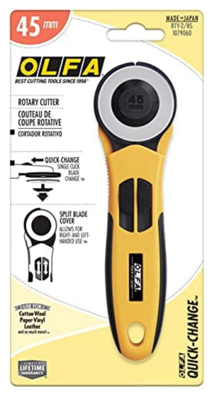 Olfa - Quick Change Rotary Cutter - 45mm
