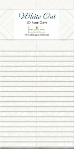 White Out - 40 Karat Gems - 2.5" Strips
