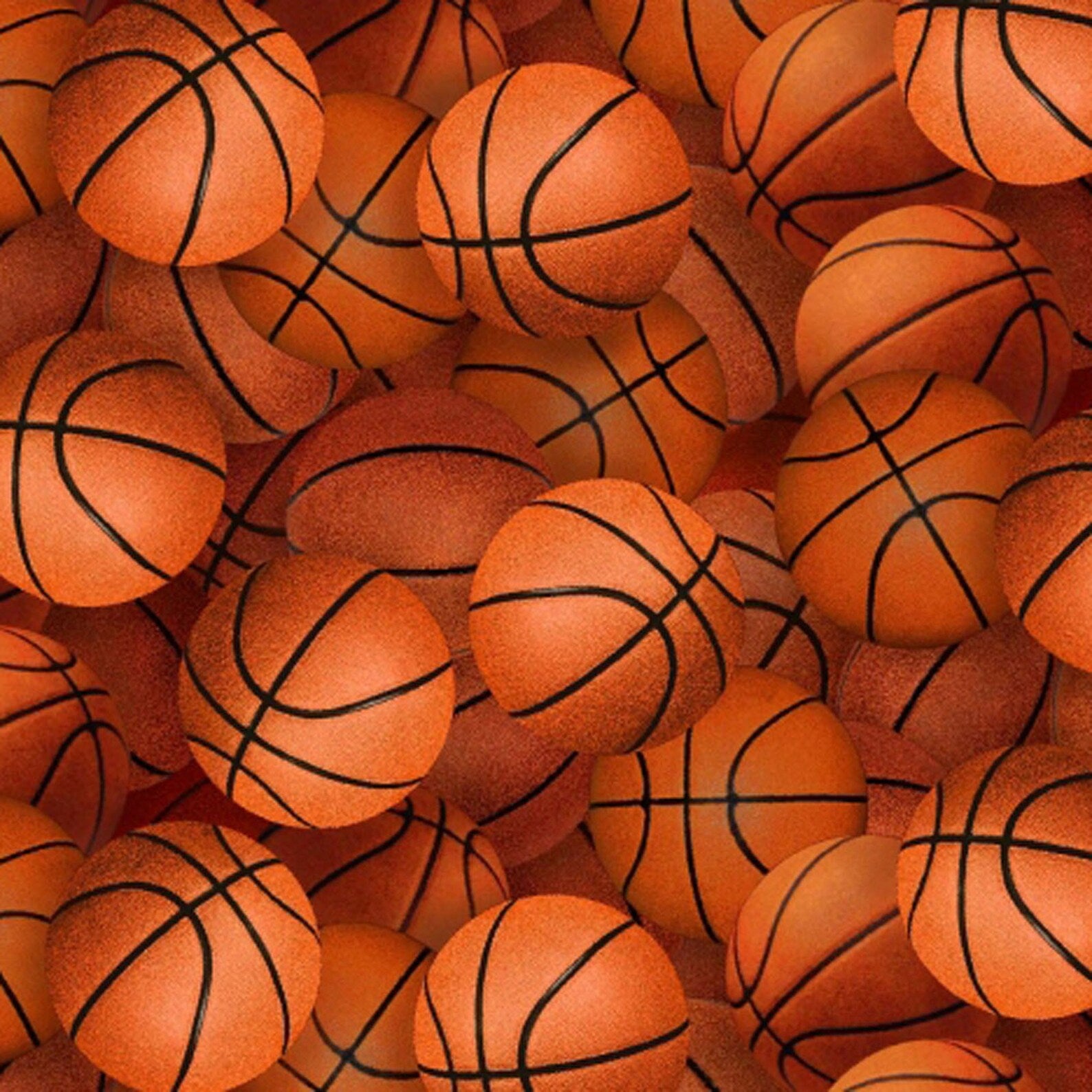 Sports Collection - Packed Basketballs - Orange