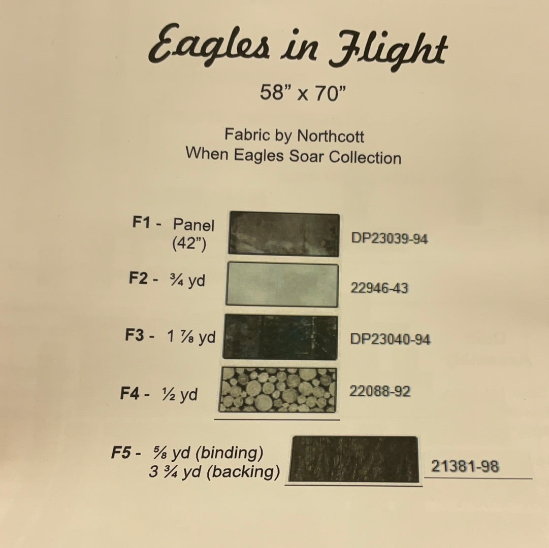 Eagles in Flight Pattern