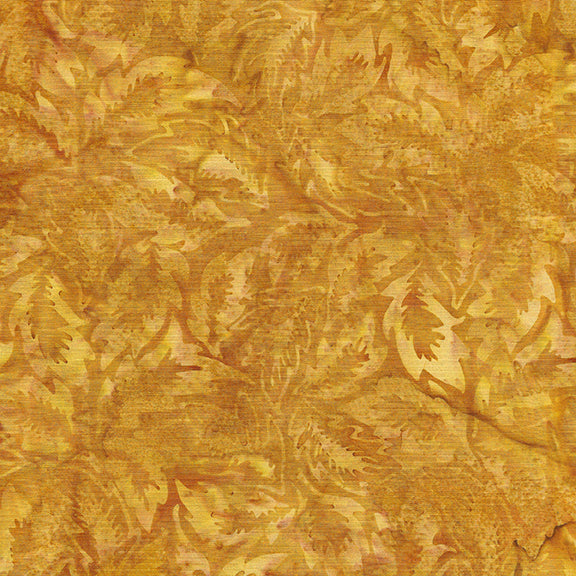 Woodblock Bouquets - Leaves - Gold