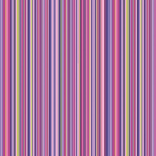 Warp and Weft 2 - Mini Stripe - Purple